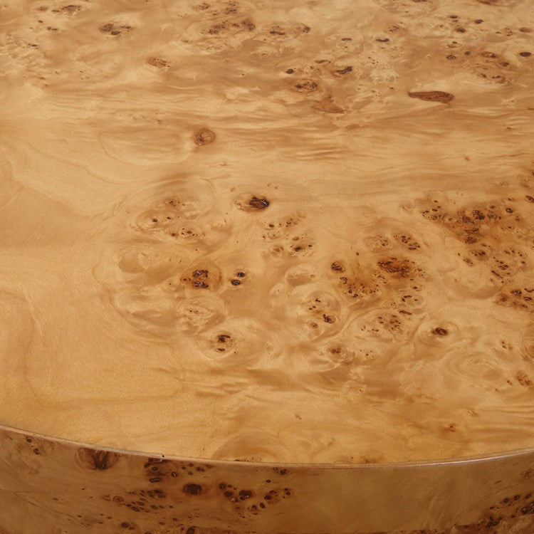 Uttermost Knots Burl Wood Round Coffee Table - Image 3