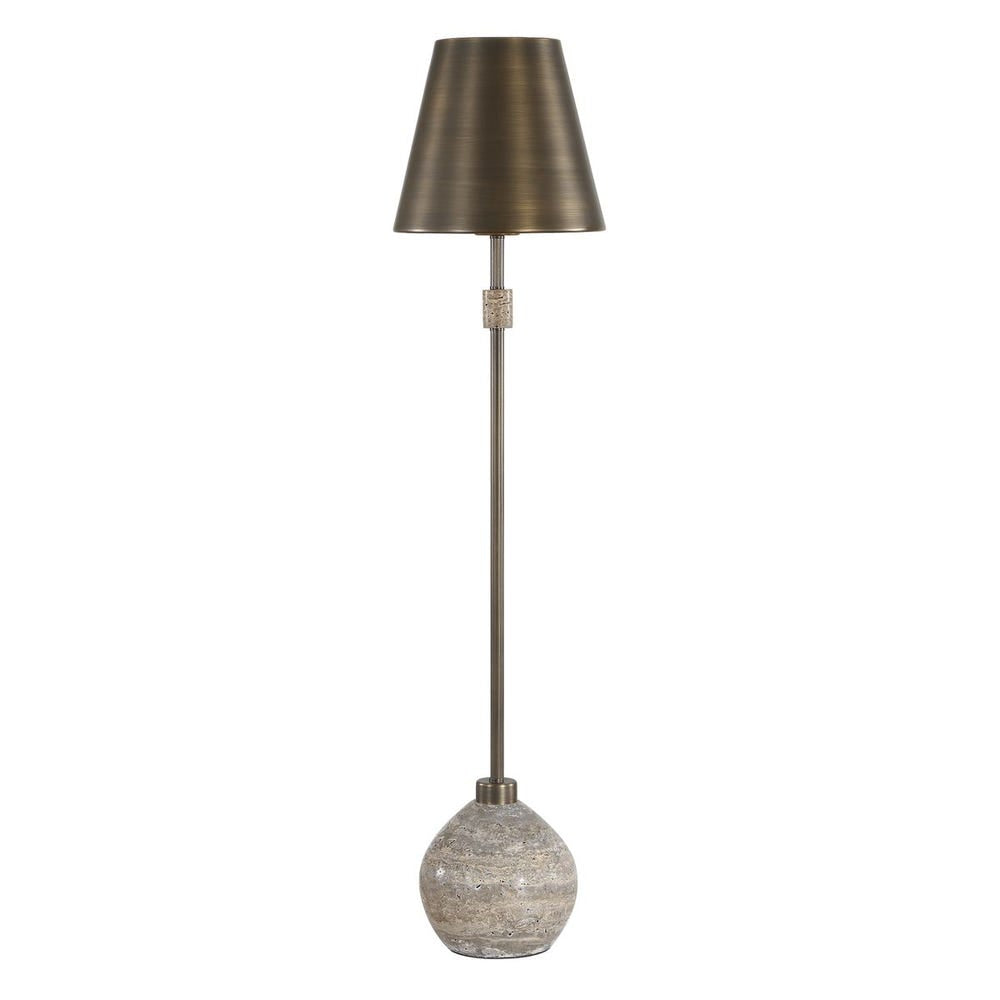 Uttermost Jaycee Natural Travertine Base Buffet Lamp - Image 3