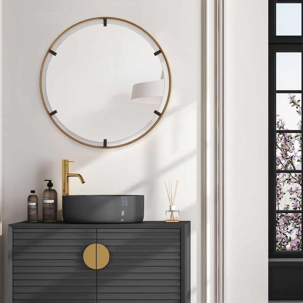 Casa Bella Living Round Floating Mirror - Image 1