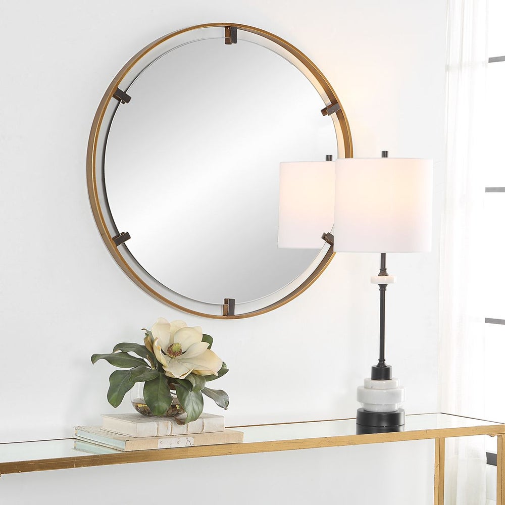Casa Bella Living Round Floating Mirror - Image 2