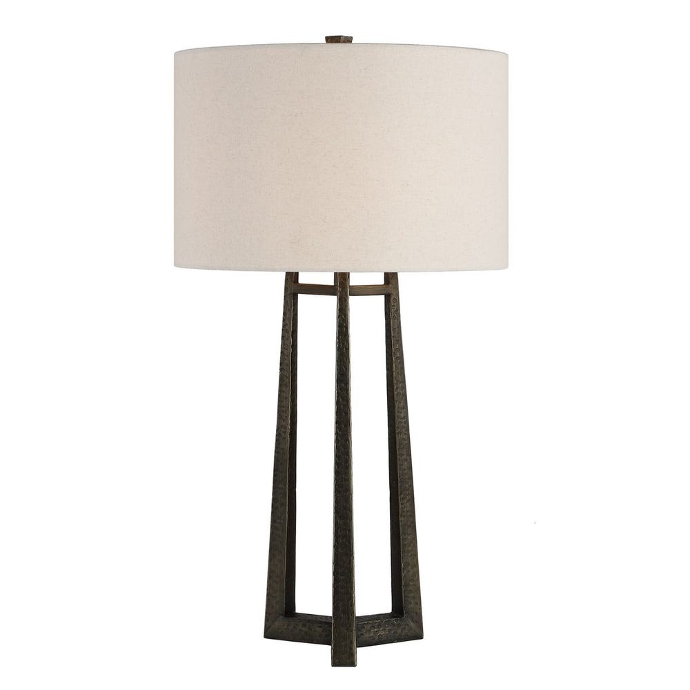 Uttermost Midas Textured Dark Bronzed Table Lamp - Image 3
