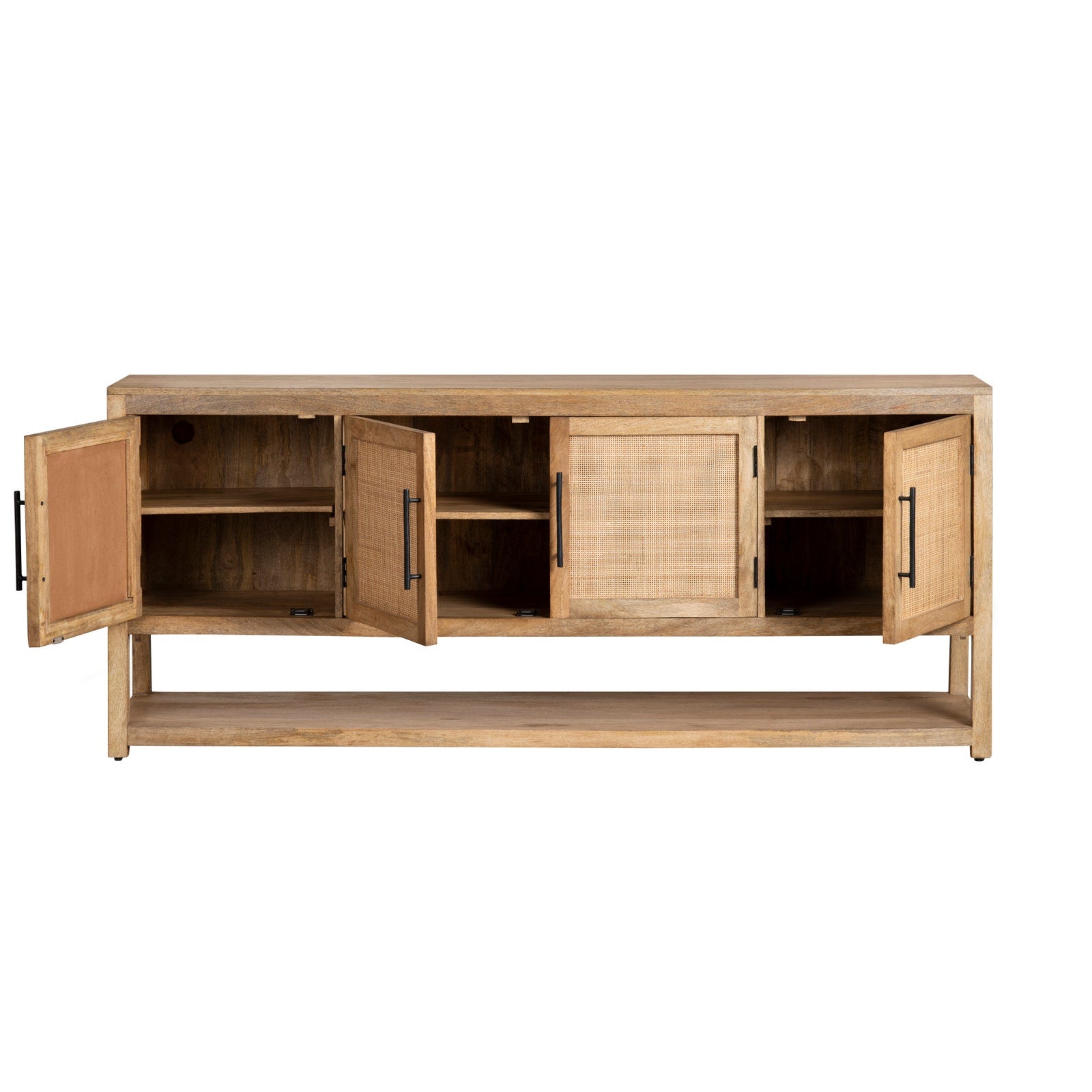 Crestview Collection Valley Creek Light Natural Mango Wood Sideboard - Image 3