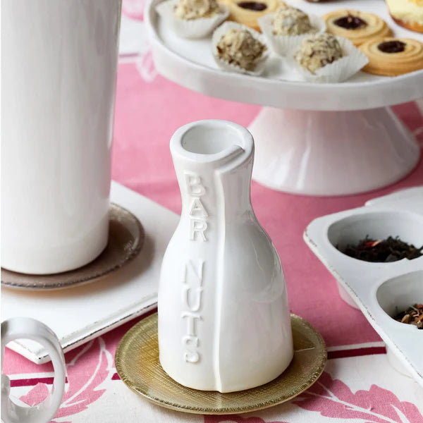 Vietri Lastra White Pedestal Cake Stand ~ Handcrafted Italian Stoneware - Image 3