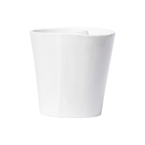 Vietri Lastra White Utensil Holder ~ Handcrafted Italian Stoneware - Image 1