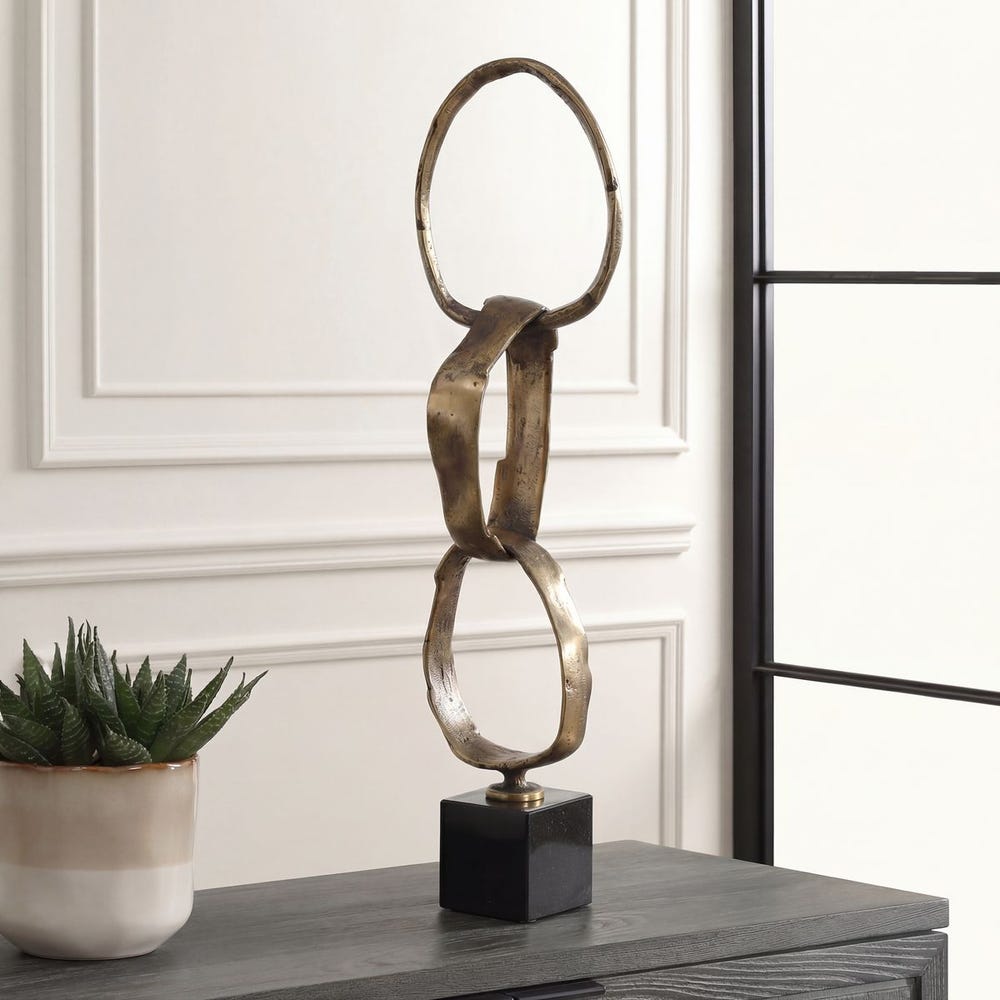 Uttermost Loopform Rings Sculpture - Image 1