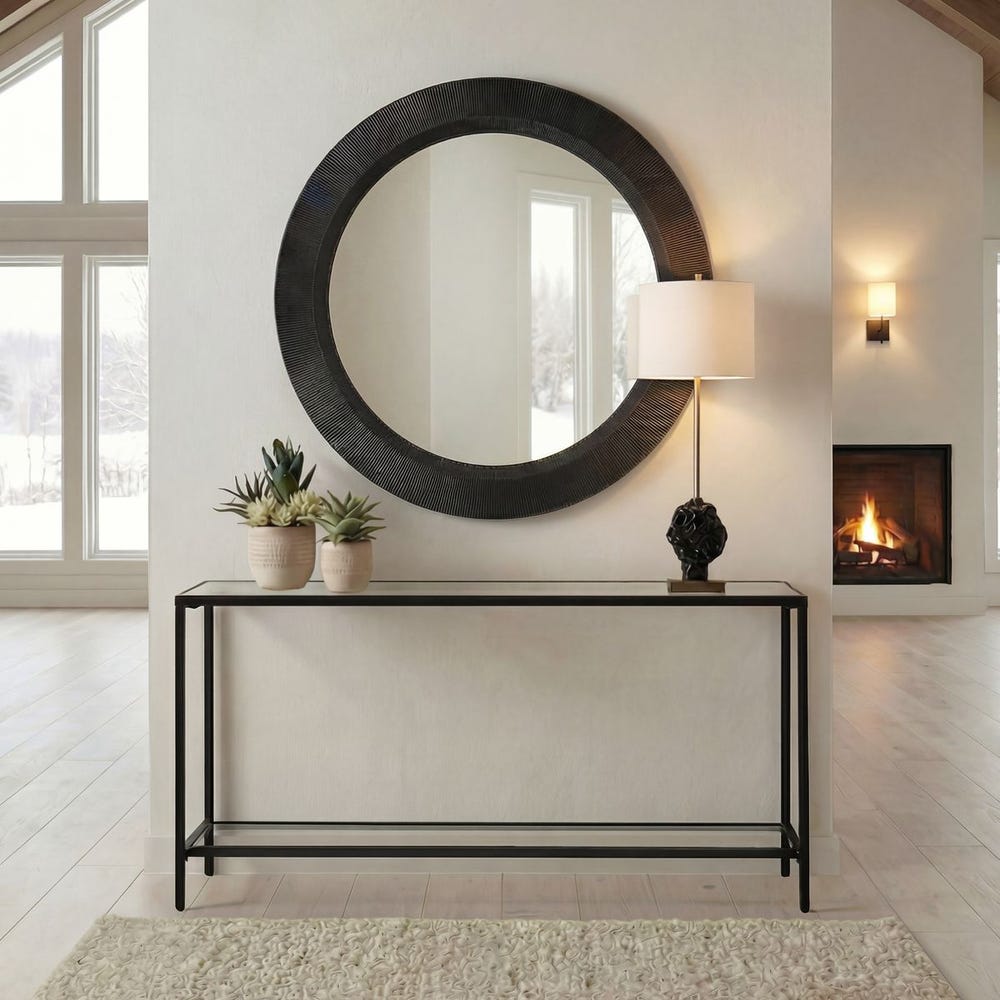 Uttermost Montgomery Bold Thick Round Mirror - Image 1