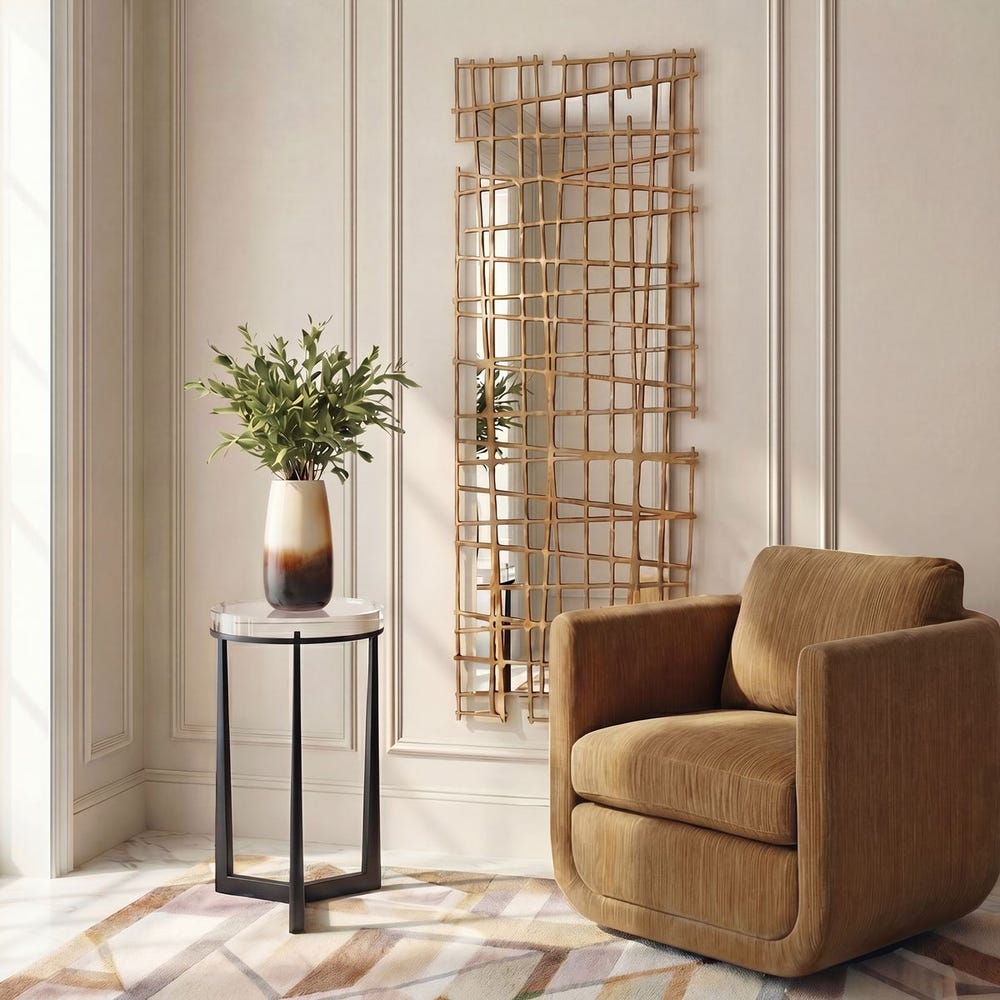 Uttermost Golden Intersection Metal Wall Decor - Image 1