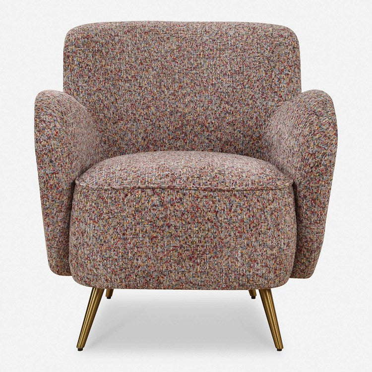 Uttermost Gemstone Textured Chenille Accent Chair - Image 2