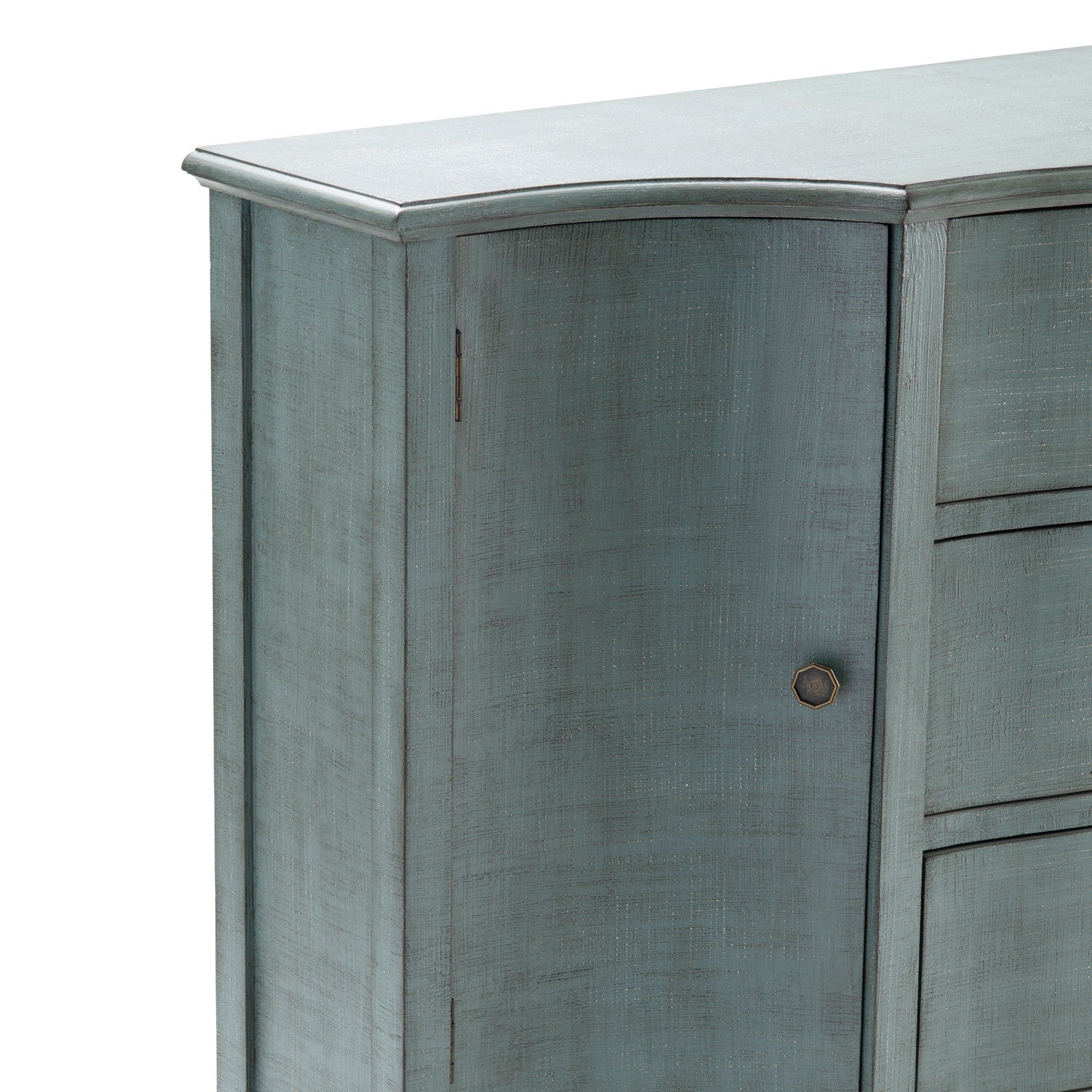 Crestview Collection Abigail Brushed Blue Sideboard - Image 3