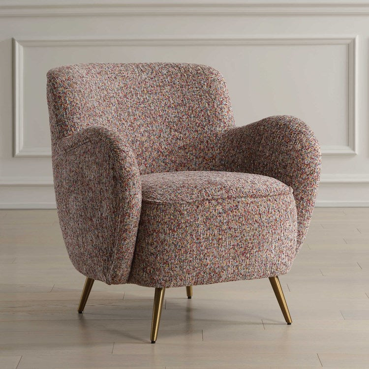 Uttermost Gemstone Textured Chenille Accent Chair - Image 3