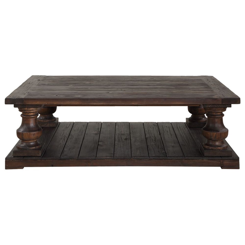 Uttermost Stratford Square Coffee Table ~ Walnut - Image 3