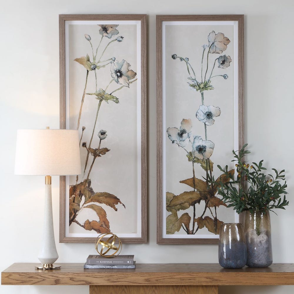 Uttermost Garden Study Framed Prints ~ Set Of Two