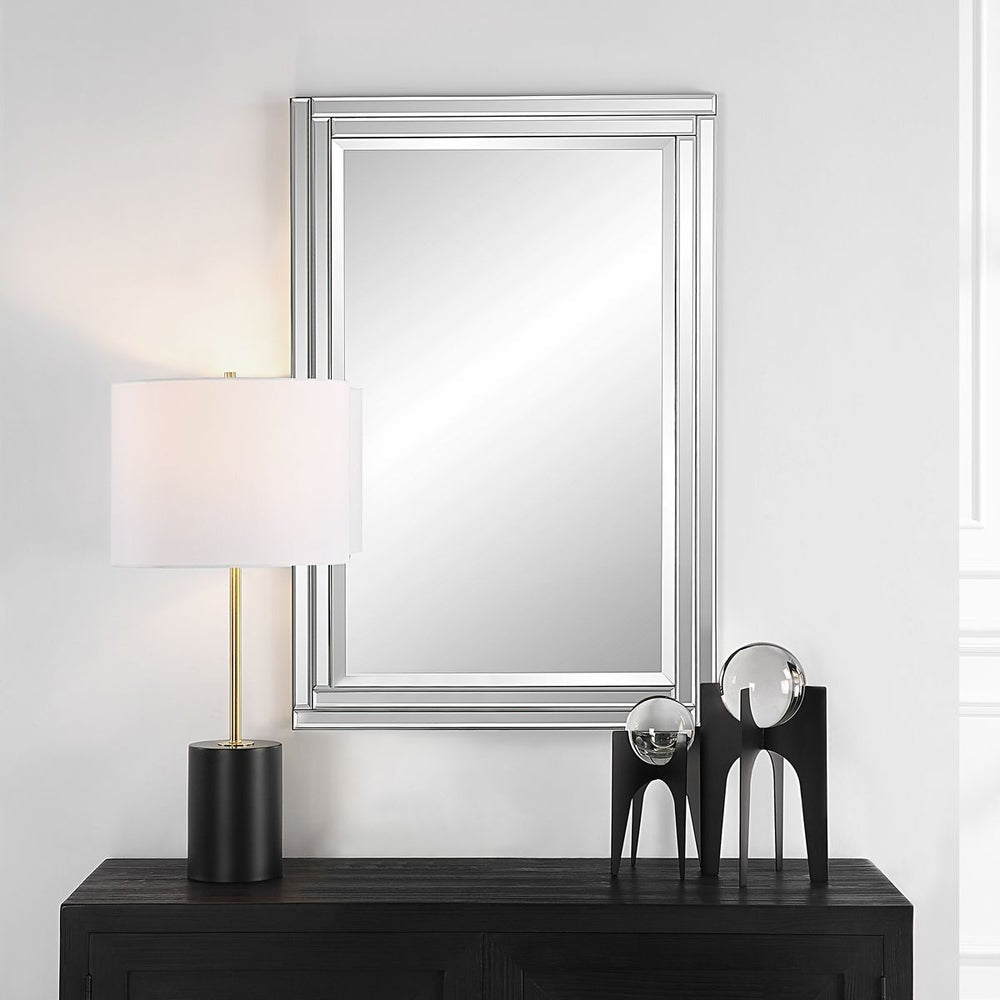 Casa Bella Living Beveled Rows Paneled Mirror - Image 2