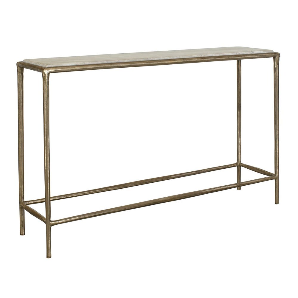 Uttermost Minerva Marble Tabletop Console Table - Image 2