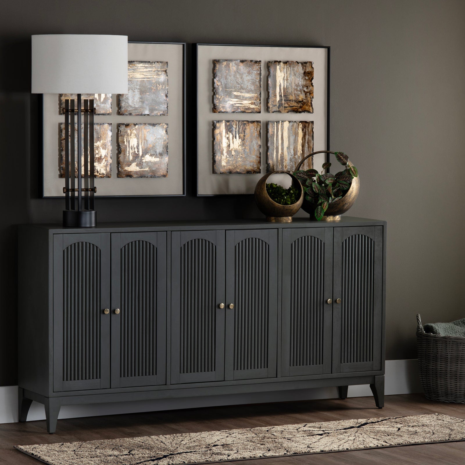 Crestview Collection Palisade 6- Door Sideboard - Image 1