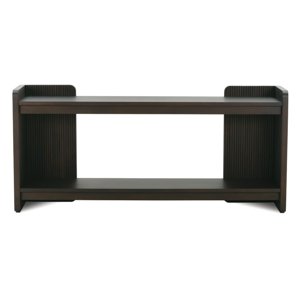 Rowe Furniture Kindred Mahogany Wood Console Table ~ Godiva Finish - Image 1