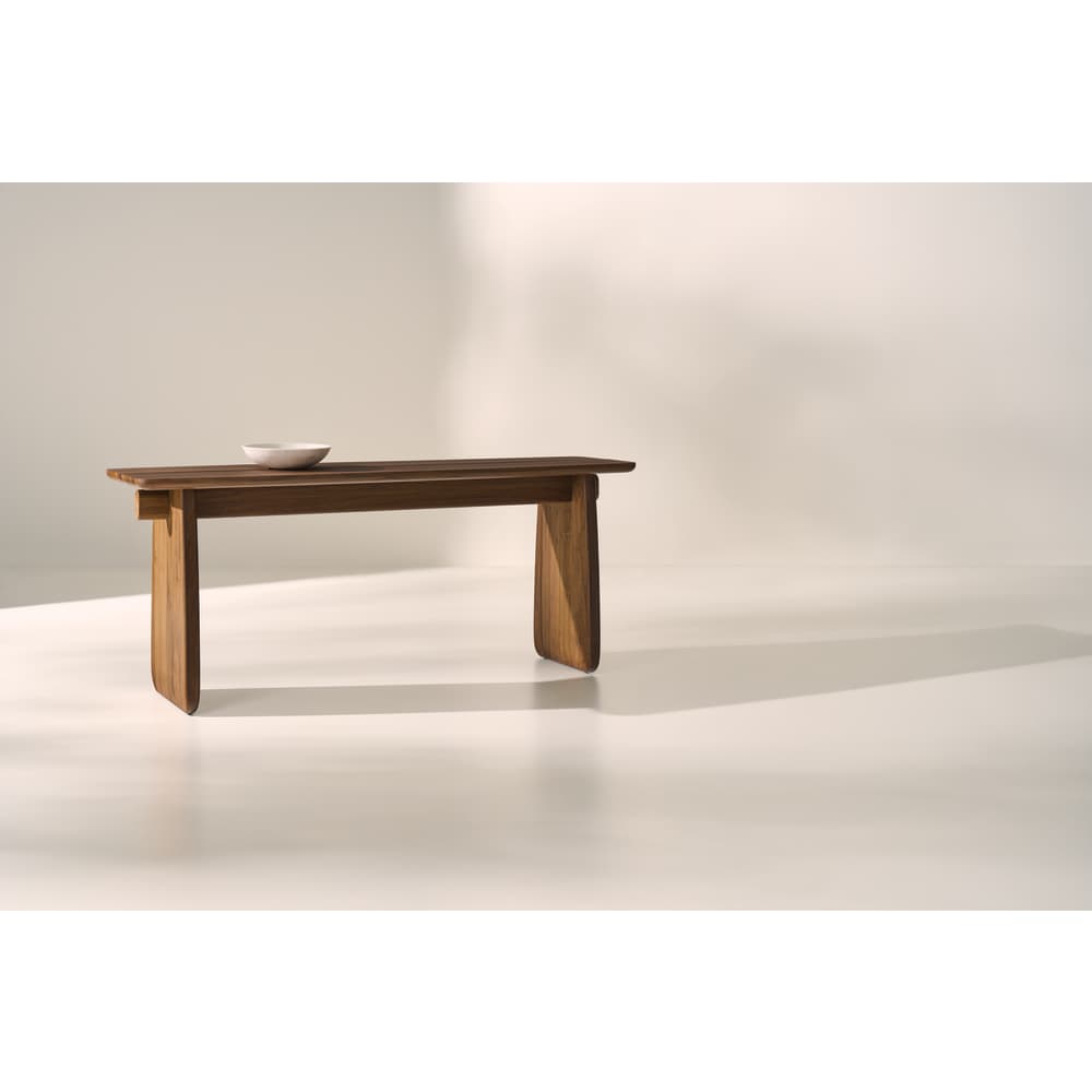 Rowe Furniture Nova Teak Wood Console Table - Image 2