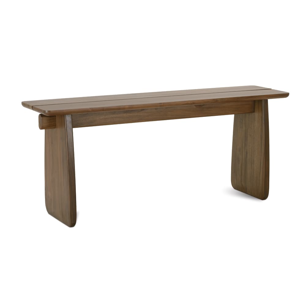 Rowe Furniture Nova Teak Wood Console Table - Image 1
