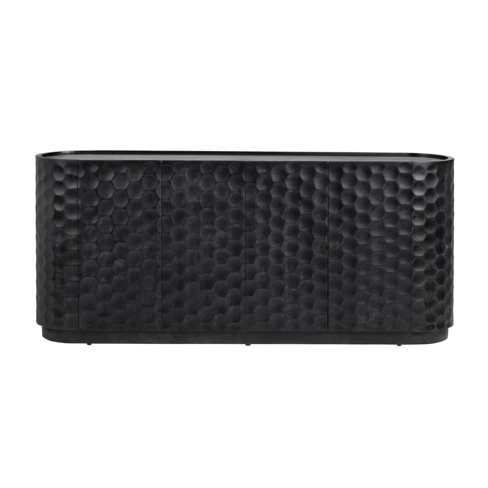 Crestview Collection Gibson Black 4- Door Sideboard - Image 2