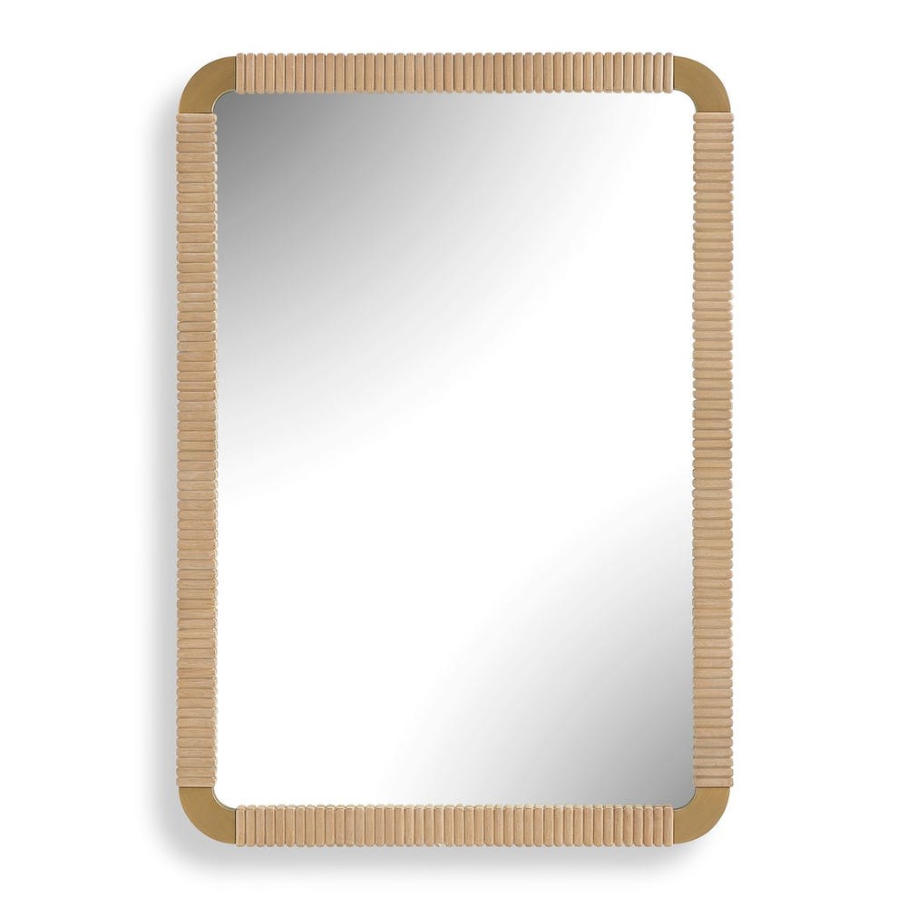 Uttermost Heinrich Alder Wood Framed Mirror - Image 2
