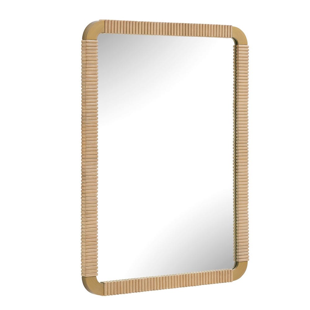 Uttermost Heinrich Alder Wood Framed Mirror - Image 3