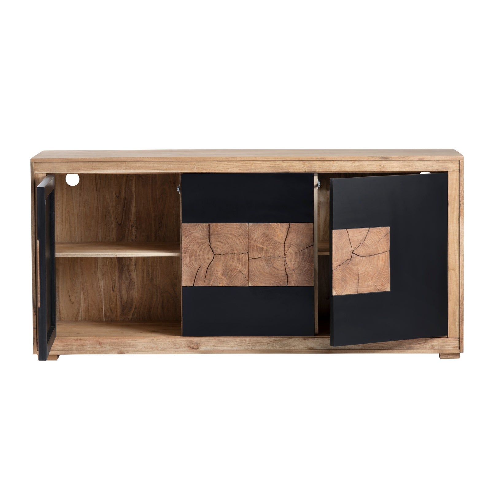 Crestview Collection Heartwood 3- Door Console - Image 3