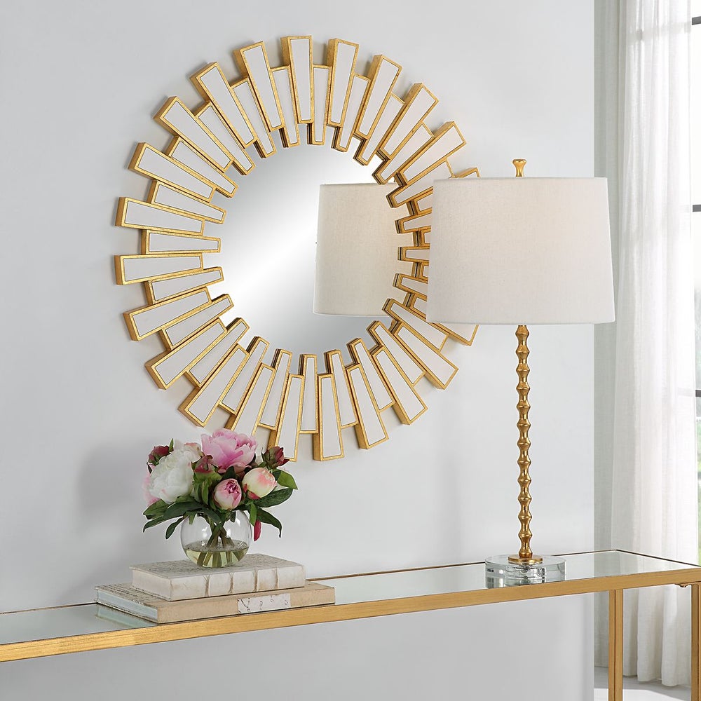 Casa Bella Living Sunburst Round Mirror - Image 3