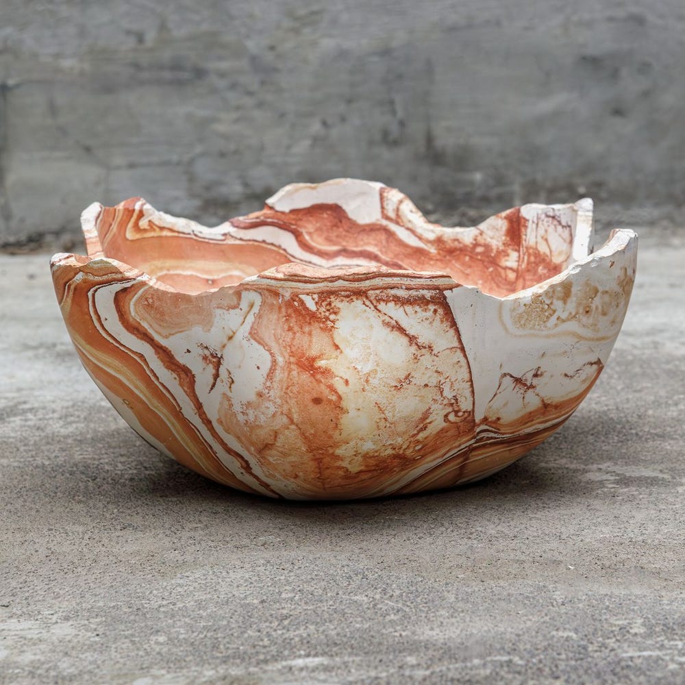 Uttermost Sahara Bloom Decorative Bowl ~ Indoor & Outdoor Use - Image 3