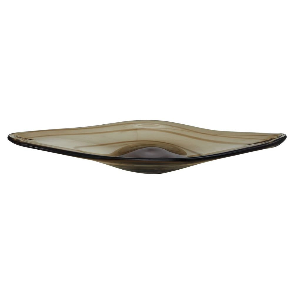 Uttermost Soluna Hand- Blown Glass Decorative Bowl  ~ Indoor & Outdoor Use - Image 3
