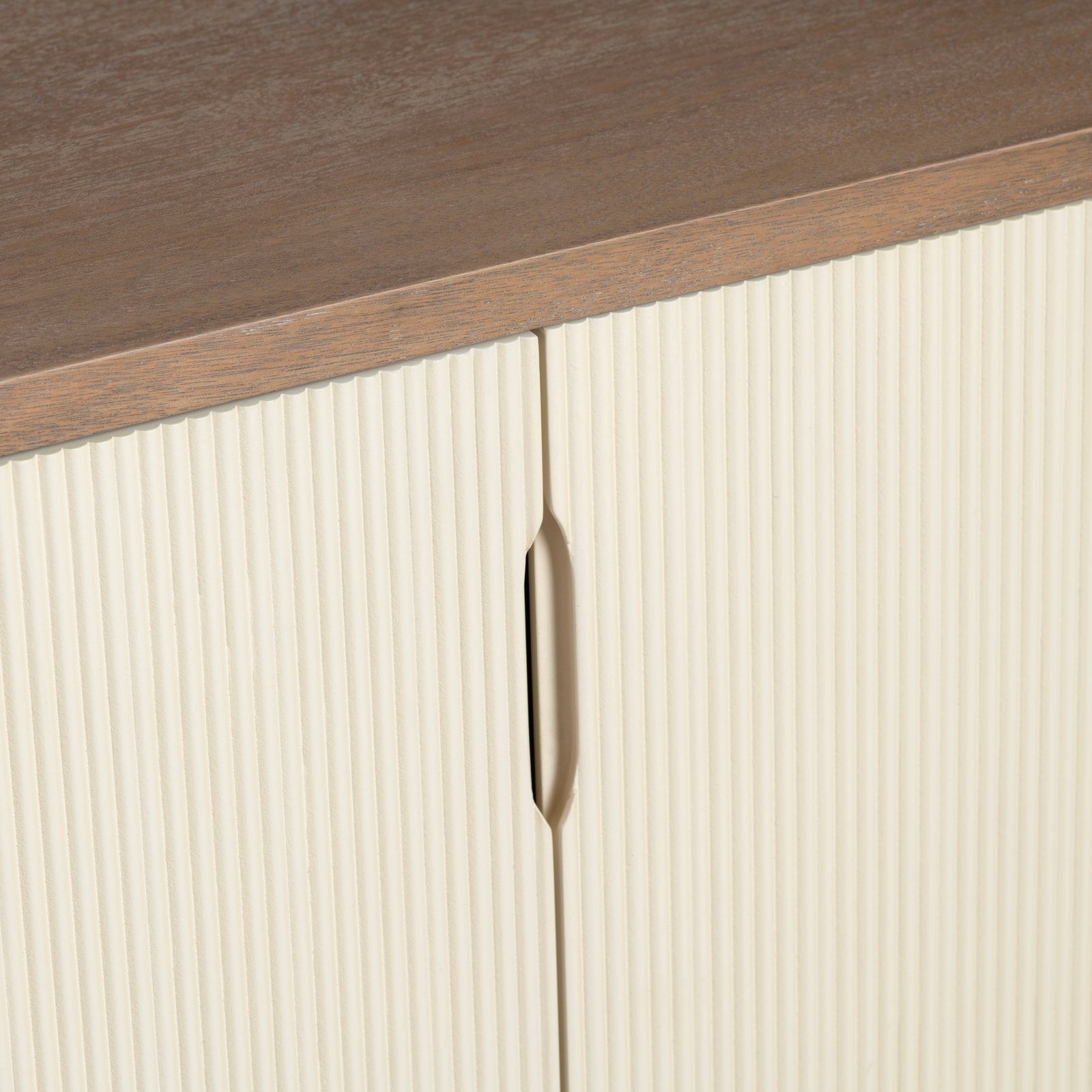 Crestview Collection Montclair Natural Wood Grain 4- Door Sideboard - Image 2