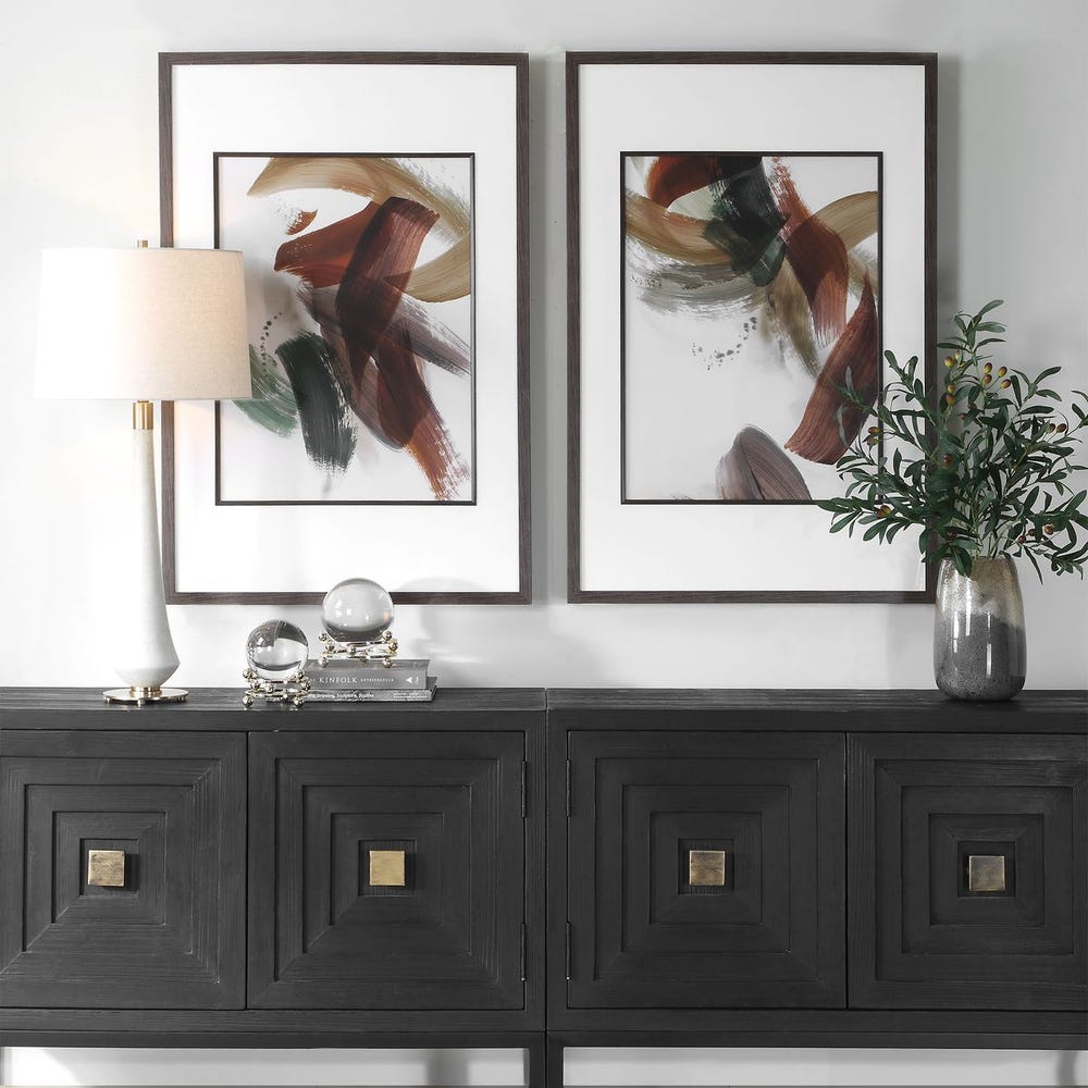 Uttermost Velocity Framed Prints ~ Set Of Two