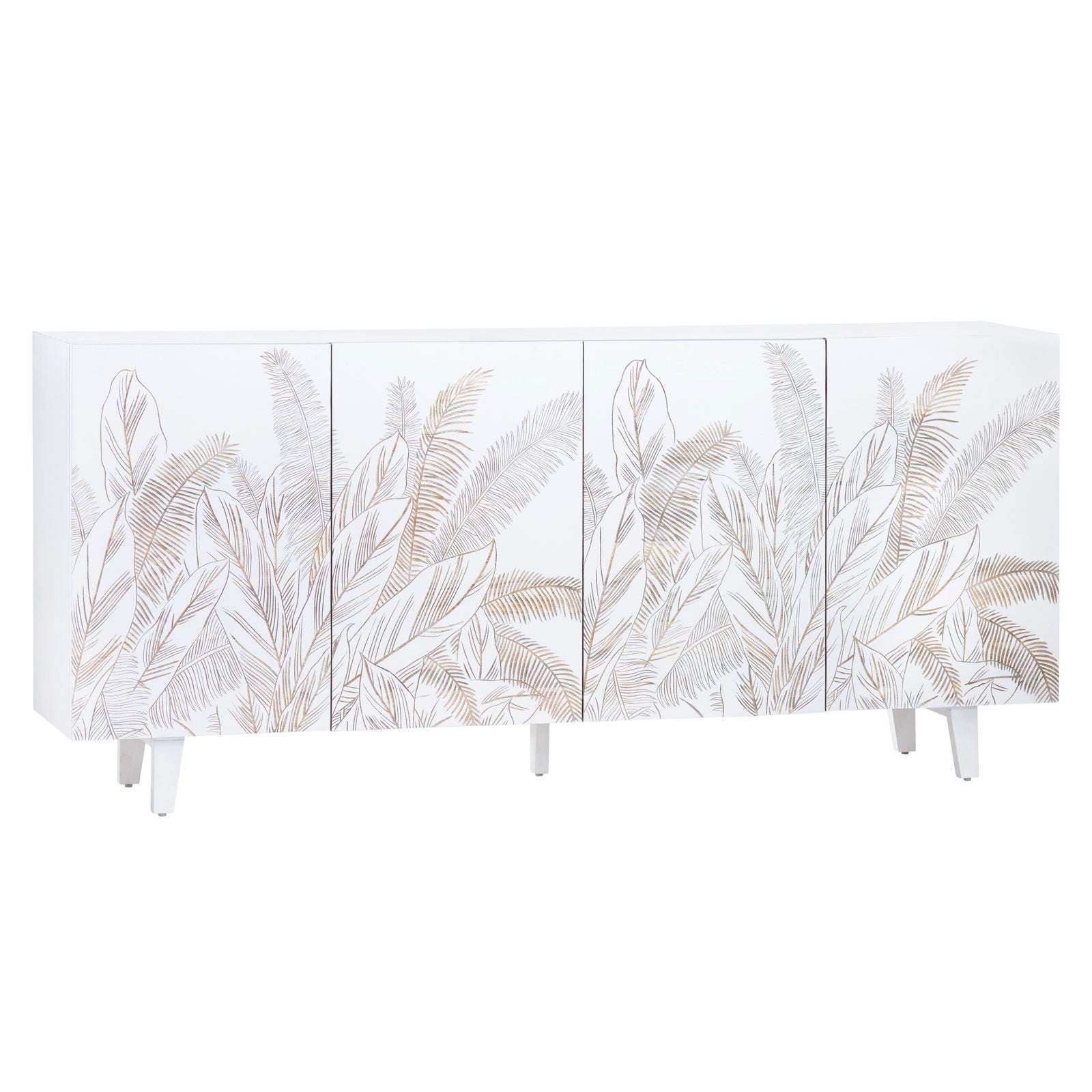 Crestview Collection Seaside 4- Door Sideboard - Image 1