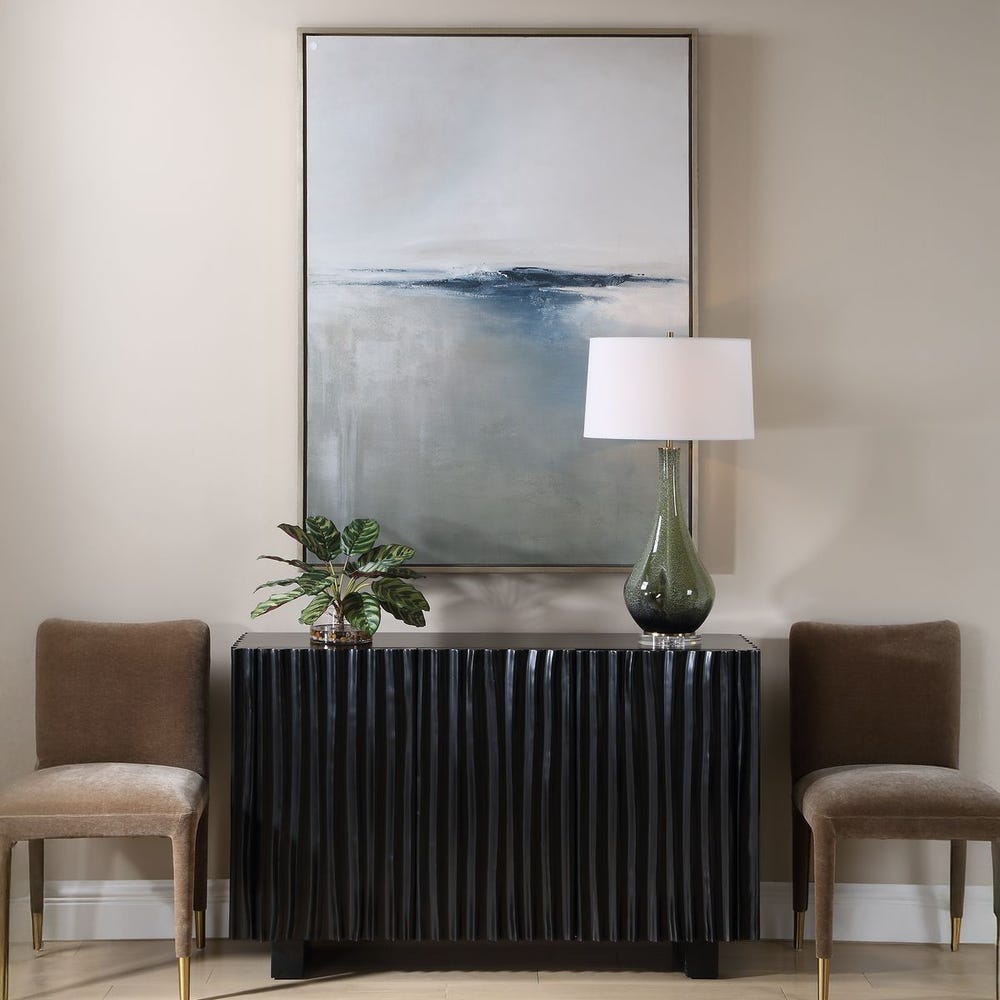 Uttermost Above The Waterline Hand Painted Canvas