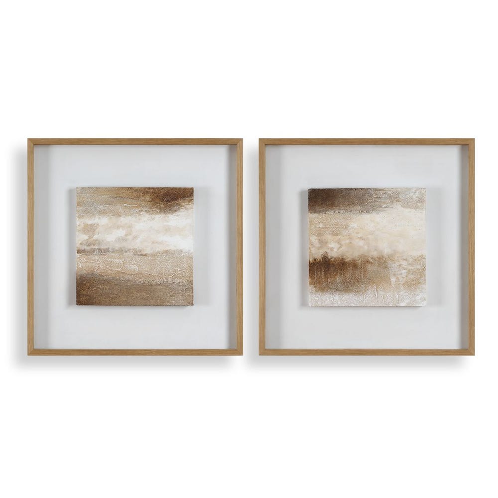 Uttermost Between Lines Hand Painted Canvases ~ Set Of Two - Image 3