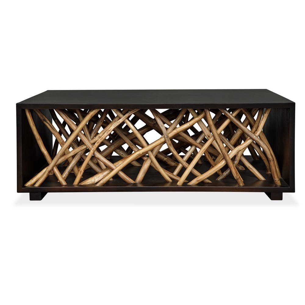 Uttermost Teak Maze Natural Gathered Teak Branches Coffee Table - Image 2