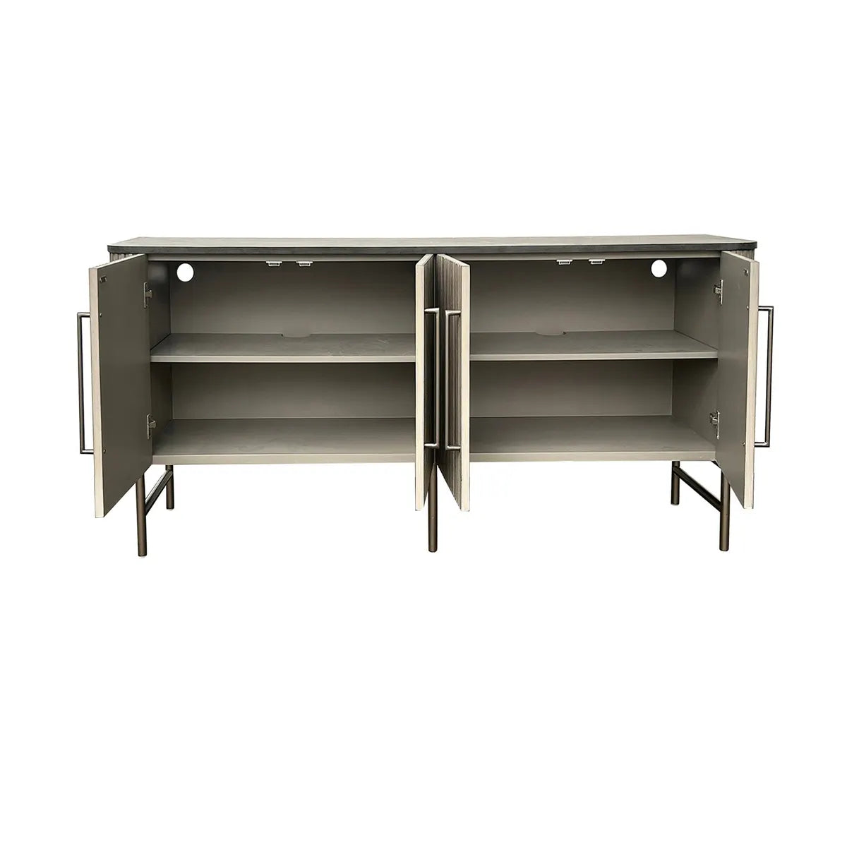 Crestview Collection Riley 4- Door Sideboard - Image 3