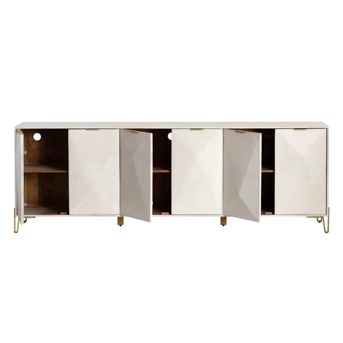 Crestview Collection Teagan 6- Door Sideboard - Image 2