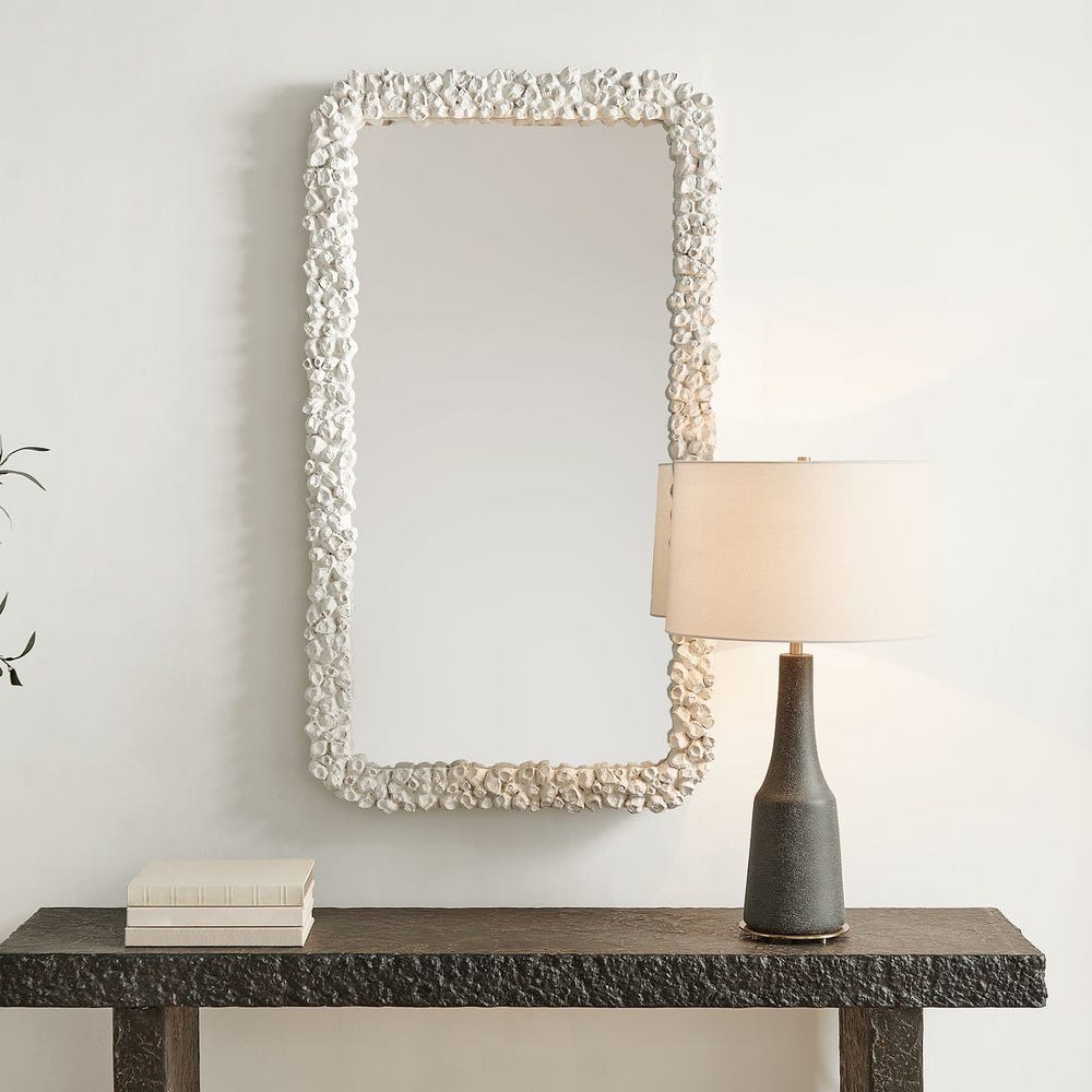 Uttermost Barnacle Mirror Finished In Warm White - Image 2