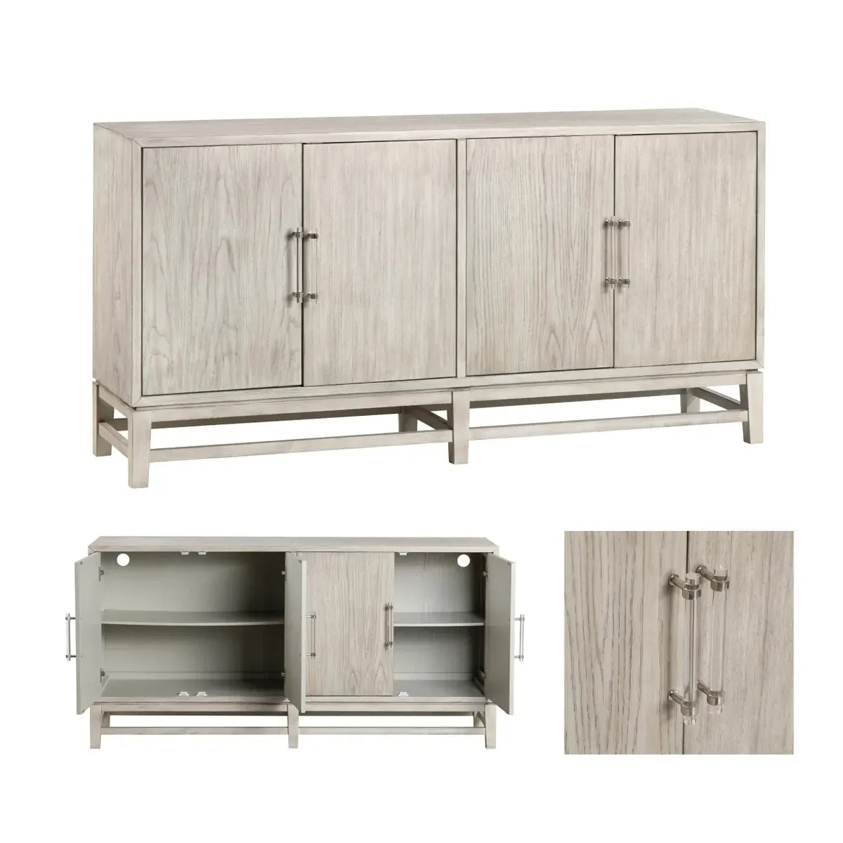 Crestview Collection Annabelle 4- Door Sideboard - Image 3