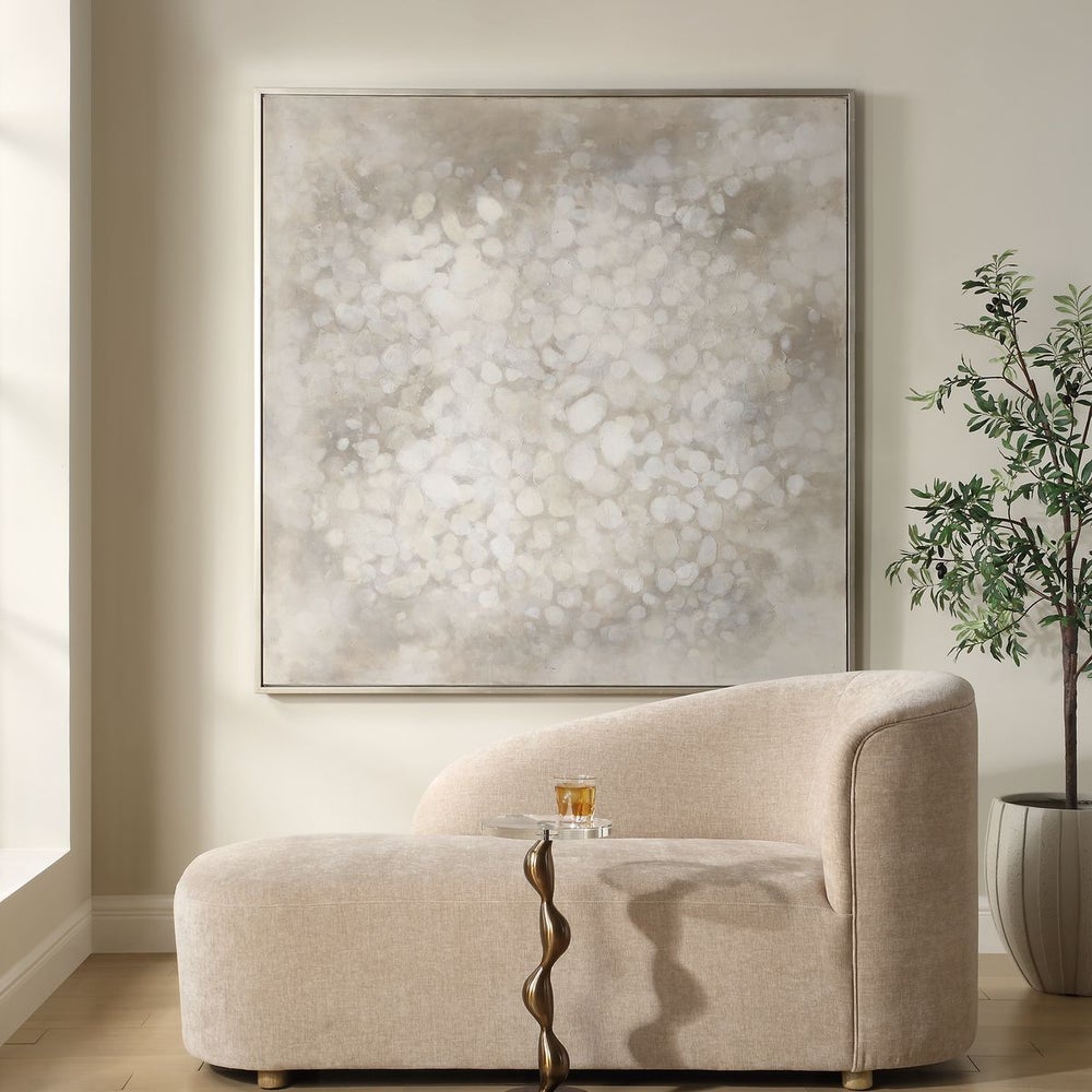 Uttermost Out Of Focus Hand Painted Canvas With Wood Frame - Image 1
