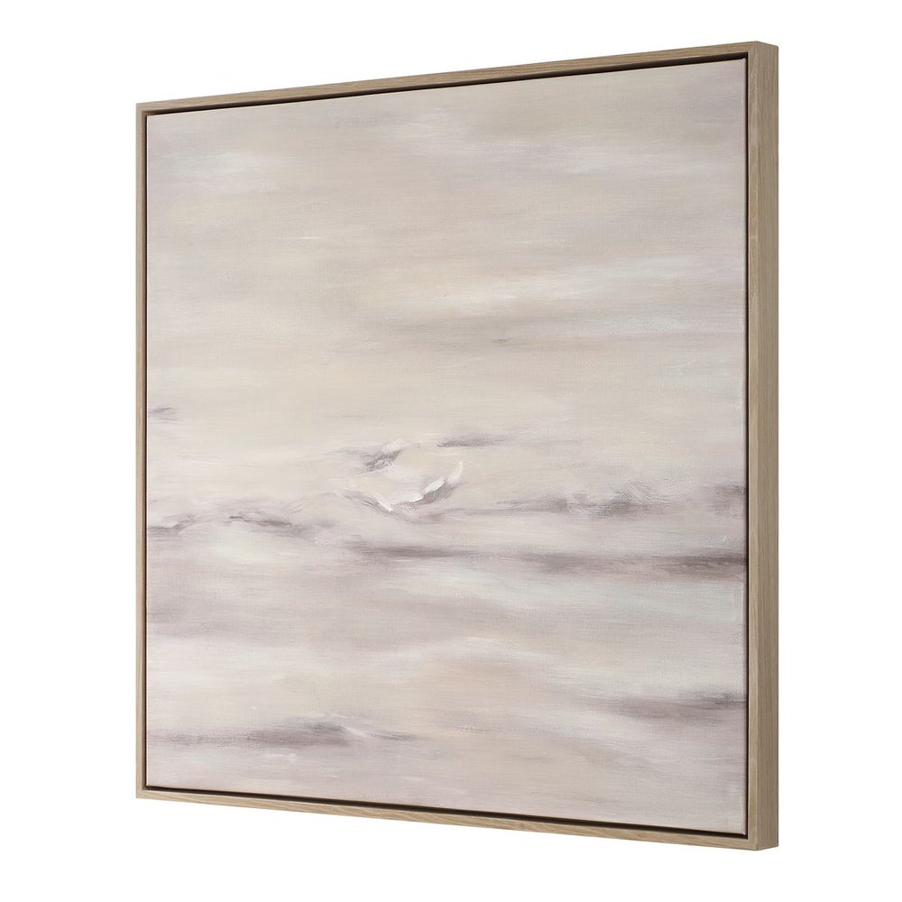 Uttermost Trance Hand Painted Canvas With White Wash Frame - Image 3