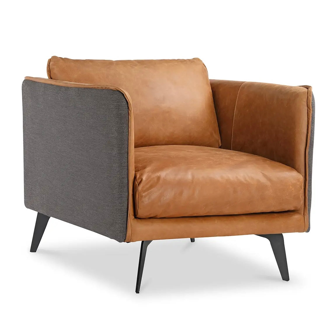 Moe’s Home Collection Messina Leather Armchair - Image 2