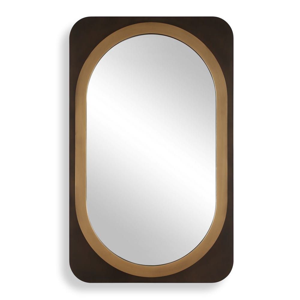 Uttermost Condesa Oval Framed Mirror - Image 3