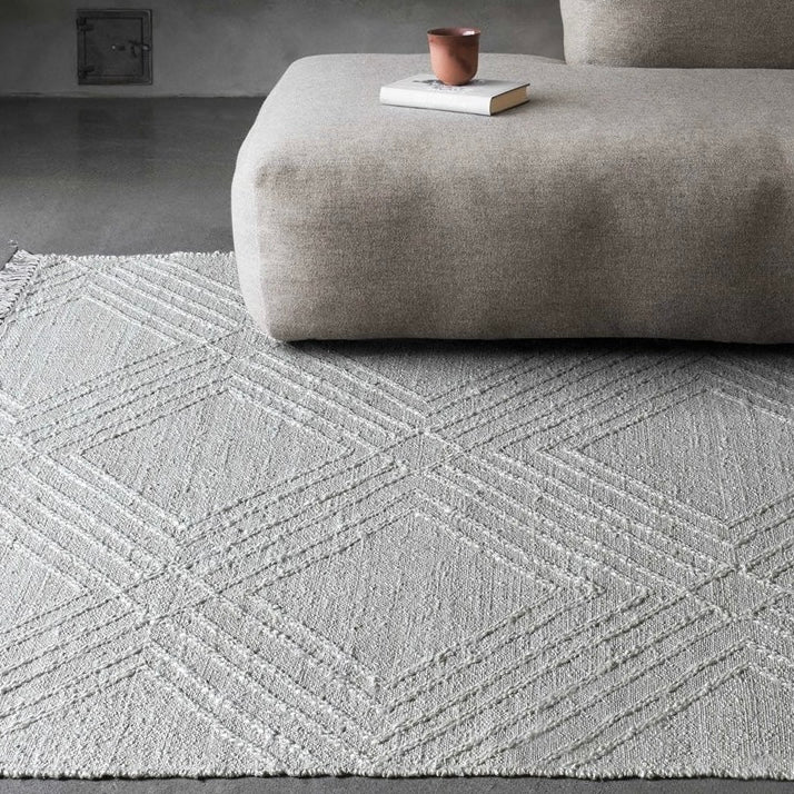 Uttermost Aledo Hand Woven Raised Geometric Pattern Rug ~ Available in 3 Sizes - Image 1