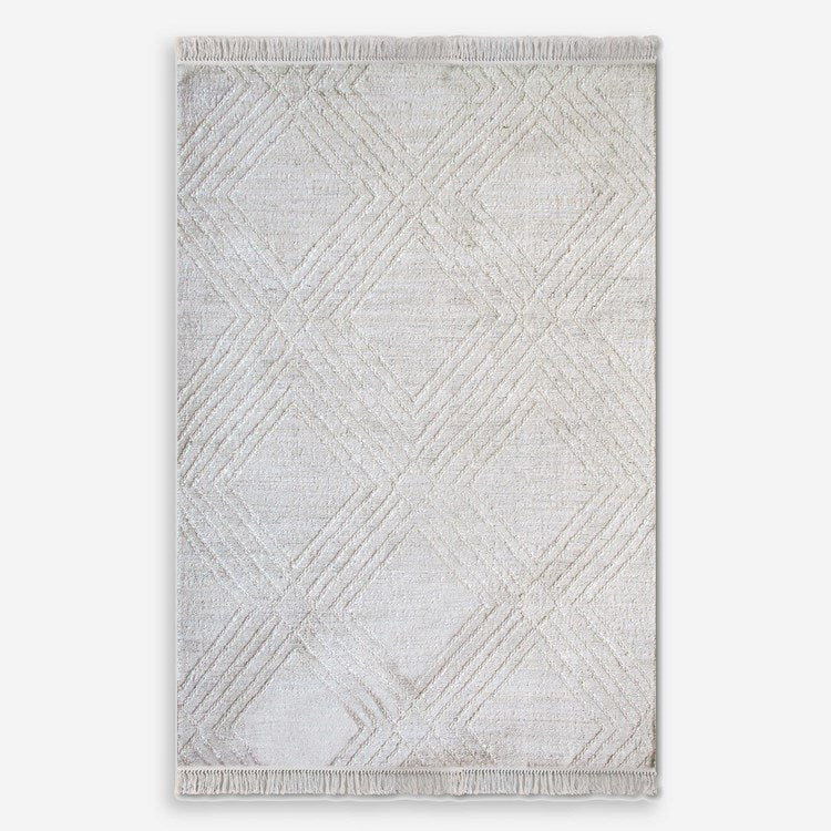 Uttermost Aledo Hand Woven Raised Geometric Pattern Rug ~ Available in 3 Sizes - Image 2