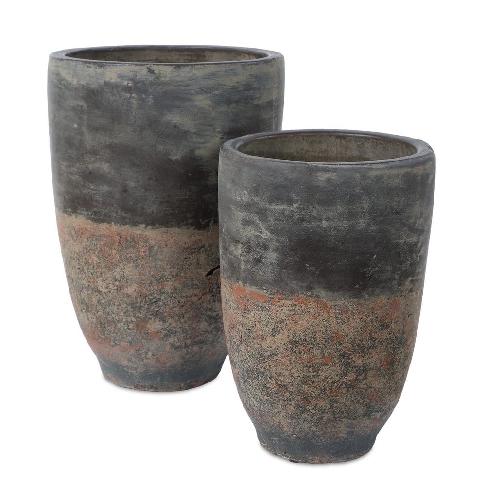 Uttermost Emberwash Planters ~ Set Of Two - Image 2