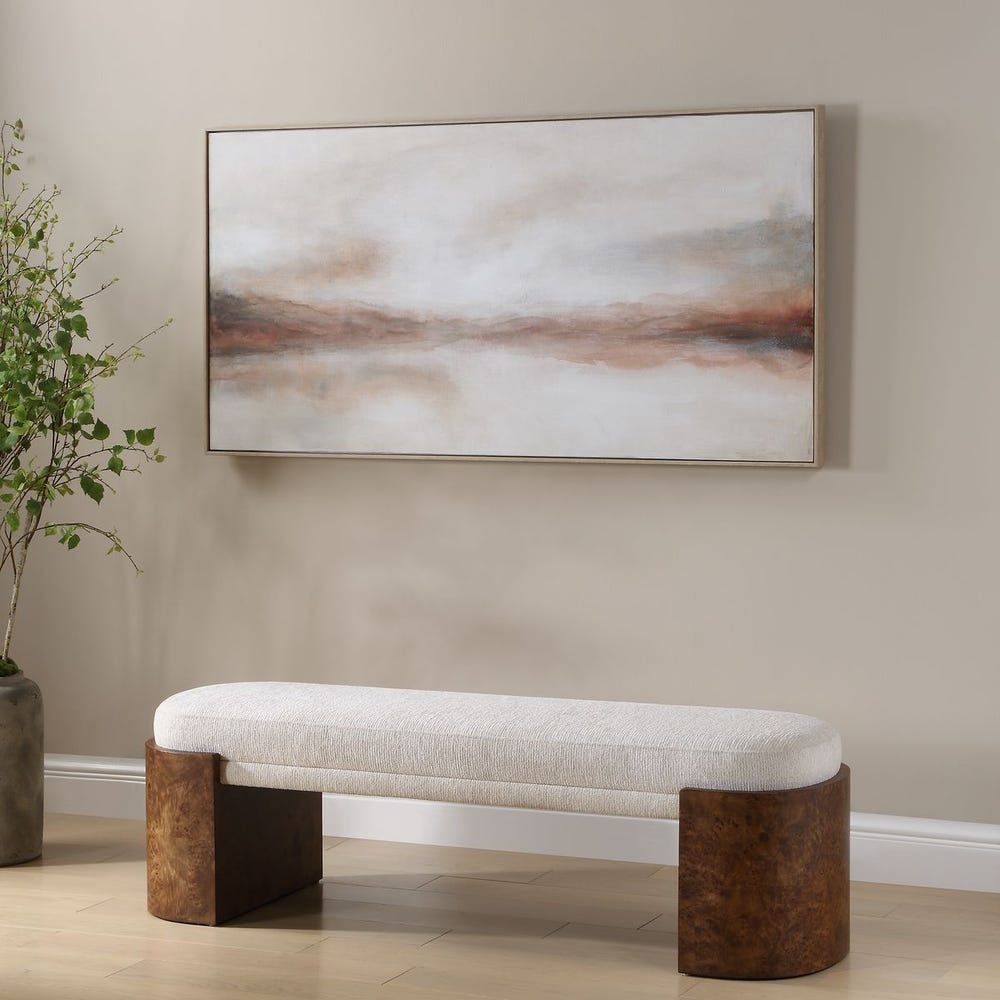 Uttermost Haze In The Horizon Hand Painted Canvas - Image 2