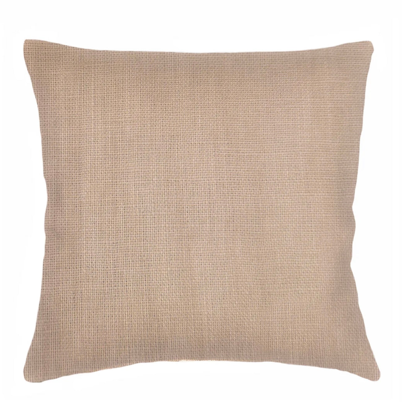 Anaya Home So Soft Linen Camel Beige Pillow 20×20 With Down Insert