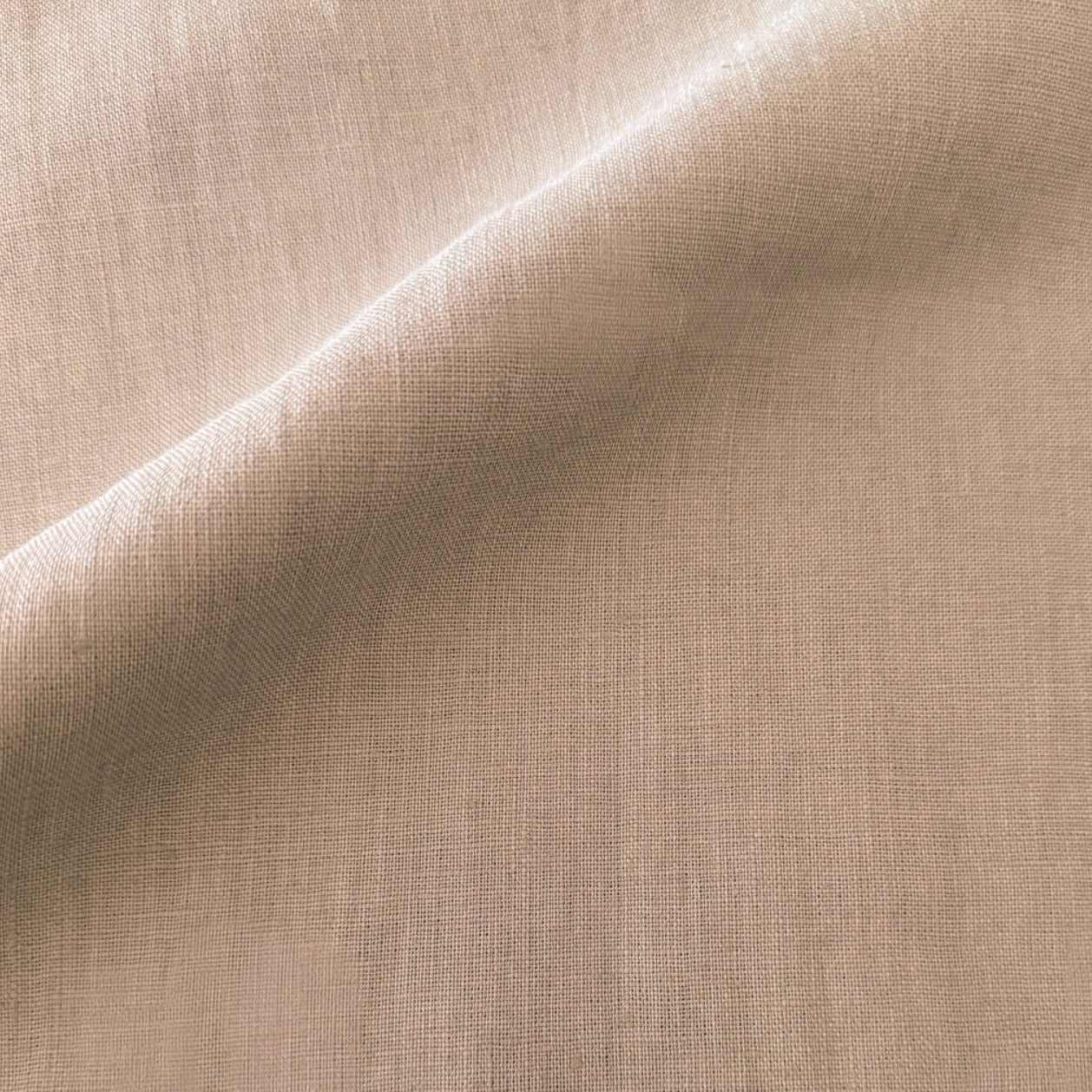 Anaya Home So Soft Linen Camel Beige Lumbar Pillow 14x20 With Down Insert - Image 2