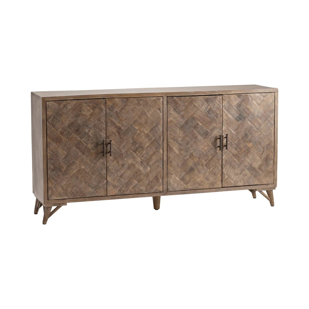 Crestview Collection Rowley Herringbone Sideboard - Image 1